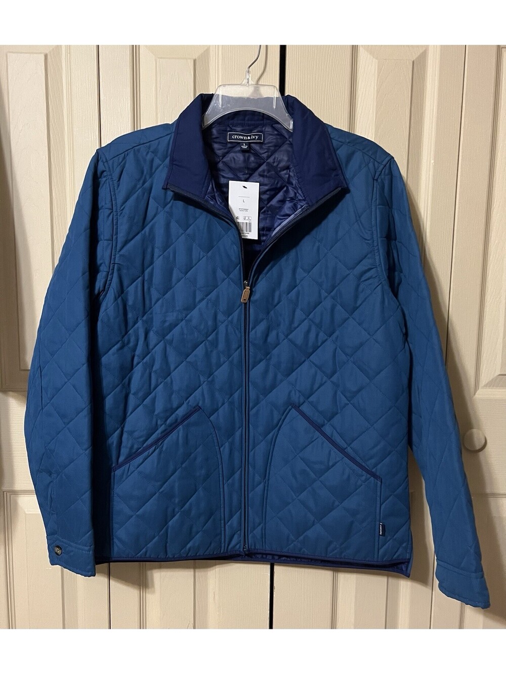 Crown And Ivy Men’s Quilted Puffer Jacket Coat